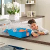 Klietka FERPLAST Combi 2 pre škrečky, modrá transparentná, B795×T295×H263 mm, technopolymér
