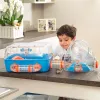 Klietka FERPLAST Combi 2 pre škrečky, modrá transparentná, B795×T295×H263 mm, technopolymér