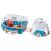 Klietka FERPLAST Combi 2 pre škrečky, modrá transparentná, B795×T295×H263 mm, technopolymér