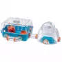 Klietka FERPLAST Combi 2 pre škrečky, modrá transparentná, B795×T295×H263 mm, technopolymér