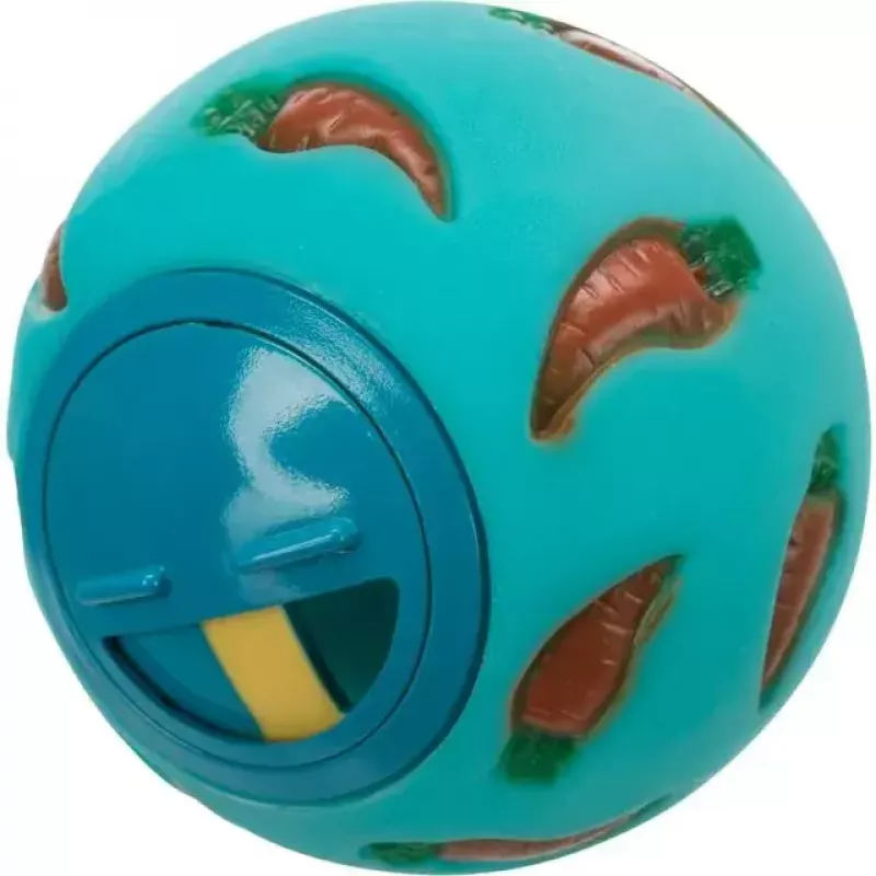 Loptička Trixie TX-6275 loptička s maškrtami pre králiky, plast, Ø 7 cm, rôzne farby