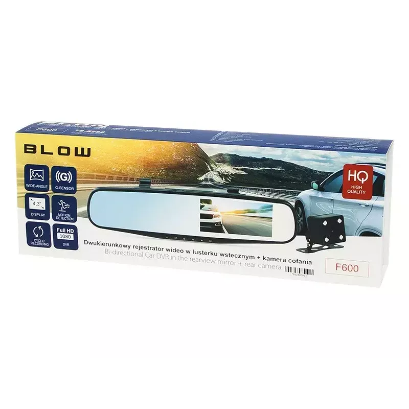 Palubná kamera BLOW F600 Full HD 1080p nočné videnie – záznam 1080p, nočné videnie