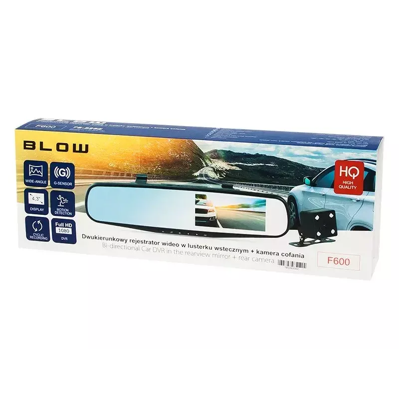 Palubná kamera BLOW F600 Full HD 1080p nočné videnie – záznam 1080p, nočné videnie
