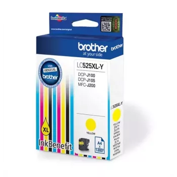 Brother LC525XL-Y atramentová kazeta Originál Extra (Super) High Yield žltá