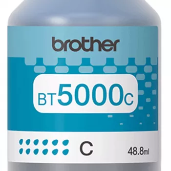 Brother BT5000C fľaša s atramentom na doplnenie, azúrová, 5000 strán