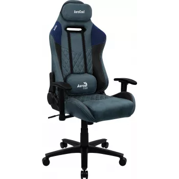 Aerocool DUKE AeroSuede univerzálna herná stolička čierna, modrá