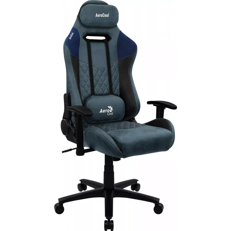 Aerocool DUKE AeroSuede univerzálna herná stolička čierna, modrá