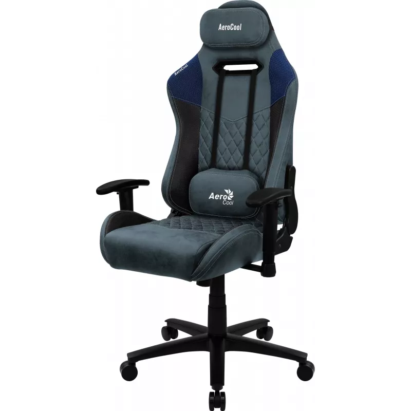 Aerocool DUKE AeroSuede univerzálna herná stolička čierna, modrá