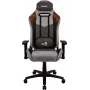 Aerocool DUKE AeroSuede univerzálna herná stolička čierna, hnedá, sivá