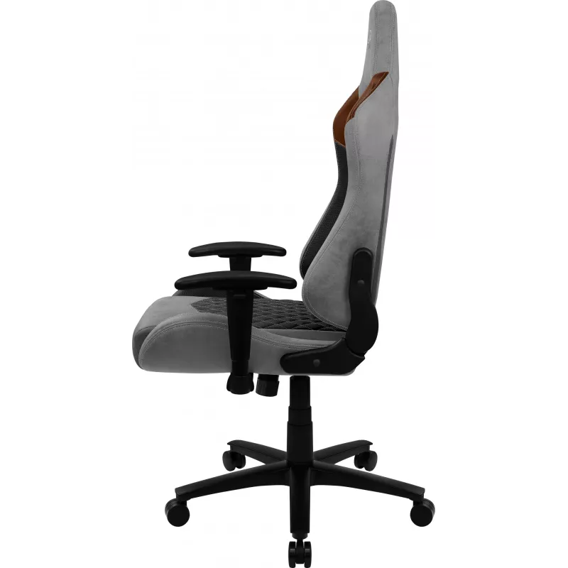 Aerocool DUKE AeroSuede univerzálna herná stolička čierna, hnedá, sivá