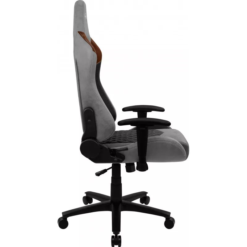 Aerocool DUKE AeroSuede univerzálna herná stolička čierna, hnedá, sivá