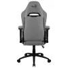 Aerocool ROYALASHGR prémiová ergonomická herná stolička s opierkou na nohy AeroWeave Technology sivá