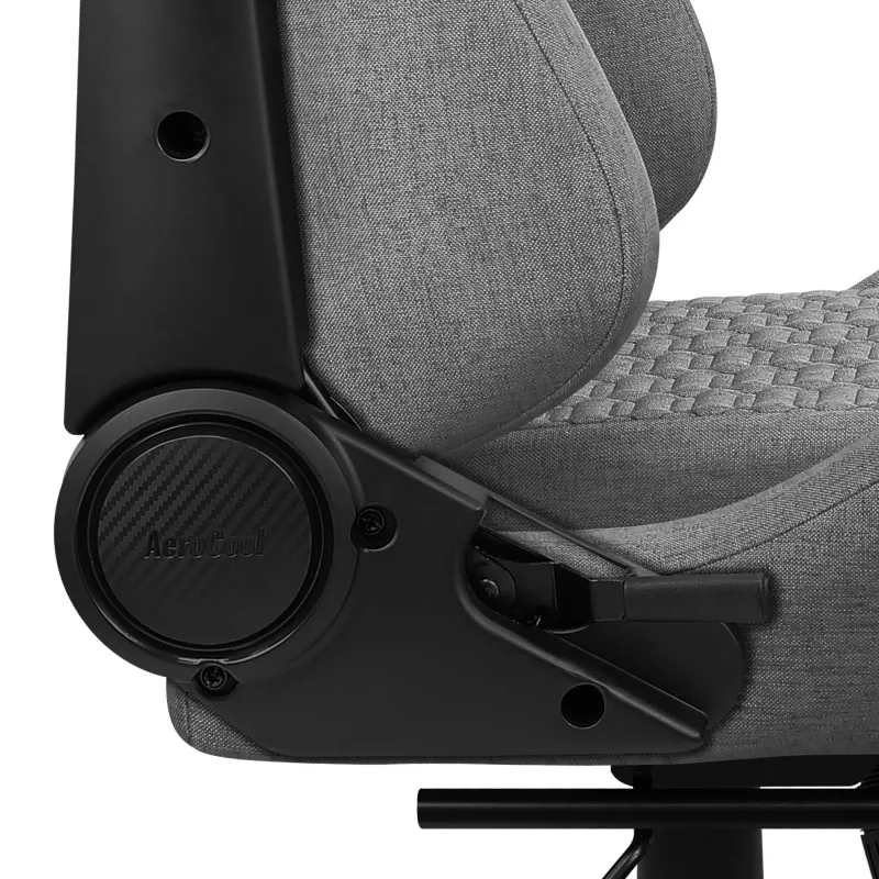 Aerocool ROYALASHGR prémiová ergonomická herná stolička s opierkou na nohy AeroWeave Technology sivá