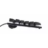 Trust GXT 833 Thado klávesnica herná USB holandská čierna, strieborná