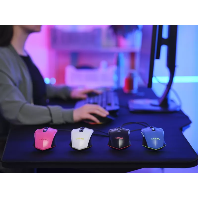Trust GXT 109 Felox myš herná pre pravákov USB Type-A optická 6400 DPI