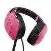 Trust GXT 415P Zirox headset káblový s hlavovým mostom herný ružový