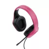 Trust GXT 415P Zirox headset káblový s hlavovým mostom herný ružový