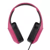 Trust GXT 415P Zirox headset káblový s hlavovým mostom herný ružový