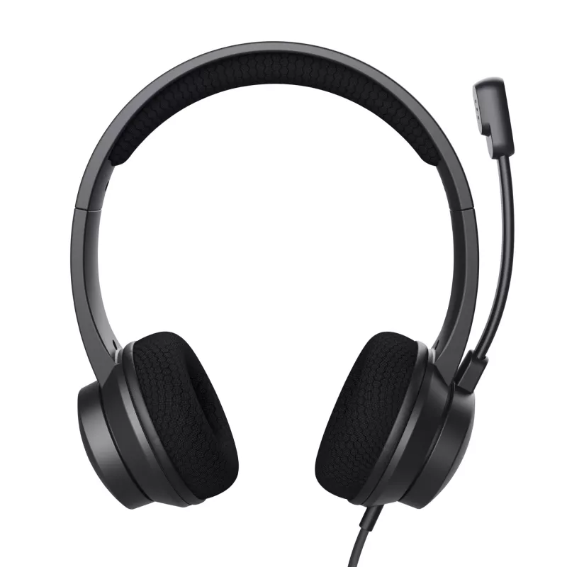 Trust Ayda headset káblový s hlavovým mostom hovory/hudba USB Type-A čierny