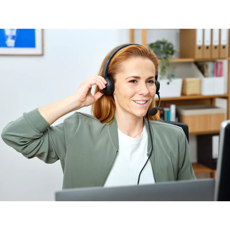 Trust Ayda headset káblový s hlavovým mostom hovory/hudba USB Type-A čierny