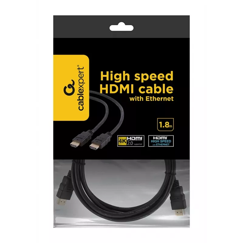 GEMBIRD HDMI 2.0 kábel, konektor-konektor, 1,8 m