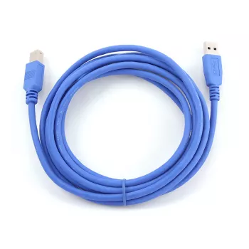 GEMBIRD USB 3.0 kábel A-konektor na B-konektor 3 m – modrý