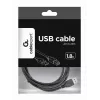 Gembird CCP-USB2-AMBM-6 kábel USB 2.0 A-B, 1,8 m, čierny