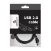 Gembird CCP-USB2-AMAM-6 kábel USB 2.0 AM–AM, 1,8 m, čierny