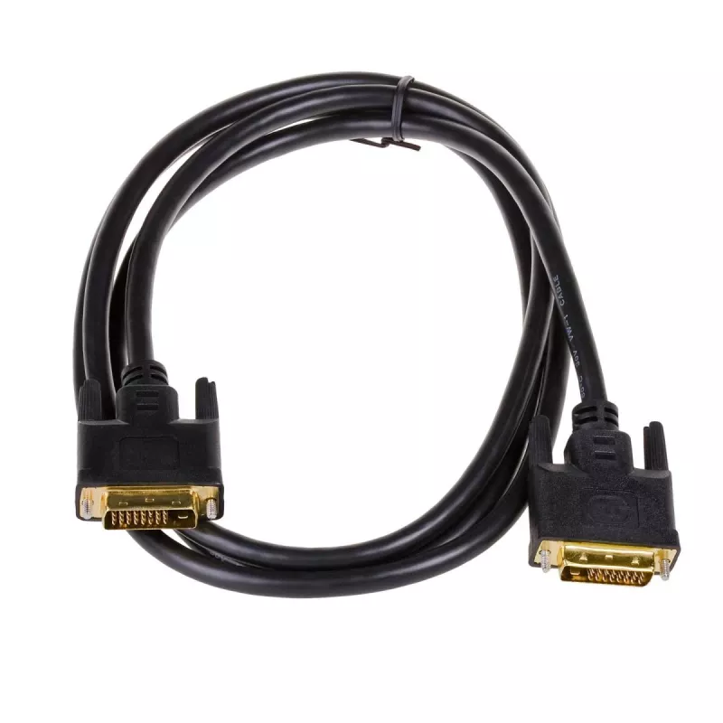 Akyga AK-AV-06 DVI-D Dual-Link kábel (24+1), konektor samec na konektor samec, 1,8 m, čierny