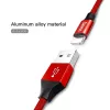 USB-A na Lightning kábel Baseus Yiven 1,8 m, 2 A výstup, červený, plášť z termoplastického elastomeru