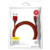 USB-A na Lightning kábel Baseus Yiven 1,8 m, 2 A výstup, červený, plášť z termoplastického elastomeru