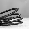 BASEUS Pletený Cafule rýchlonabíjací kábel - USB Type-A na Type-C 2A - 2 m - čierny (nylon)