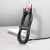 BASEUS Pletený Cafule rýchlonabíjací kábel - USB Type-A na Type-C 2A - 2 m - čierny (nylon)