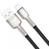 BASEUS Fast Charge Cafule dátový prenosový kábel - USB Type-A na Lightning - 480 Mbit/s (2,4 A PD) - 1 m - čierna