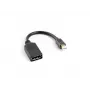 LANBERG DisplayPort kábel Mini DisplayPort - 0,12 m čierny