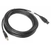 LANBERG USB-a(m)->USB-b(m) 2.0 kábel 5 m čierny