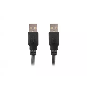 LANBERG USB-A M/m 2.0 kábel 1 m čierny