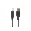 LANBERG USB-A(m)->USB-B(m) 2.0 kábel 1 m čierny Ferrit, box
