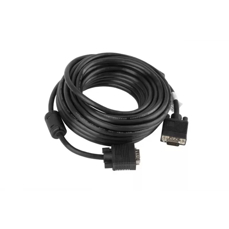 LANBERG VGA kábel VGA (D-Sub) – 10 m čierny