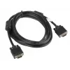 LANBERG VGA M/m kábel, dvojité tienenie, ferit, 3 m, čierny