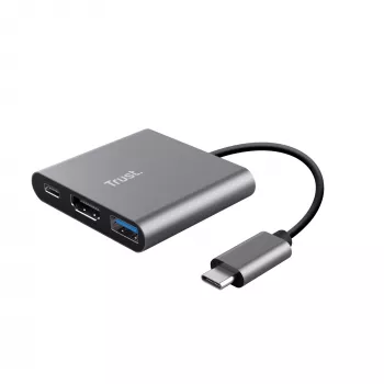 Trust Dalyx USB 3.2 Gen 1 (3.1 Gen 1) Type-C hliník, čierny