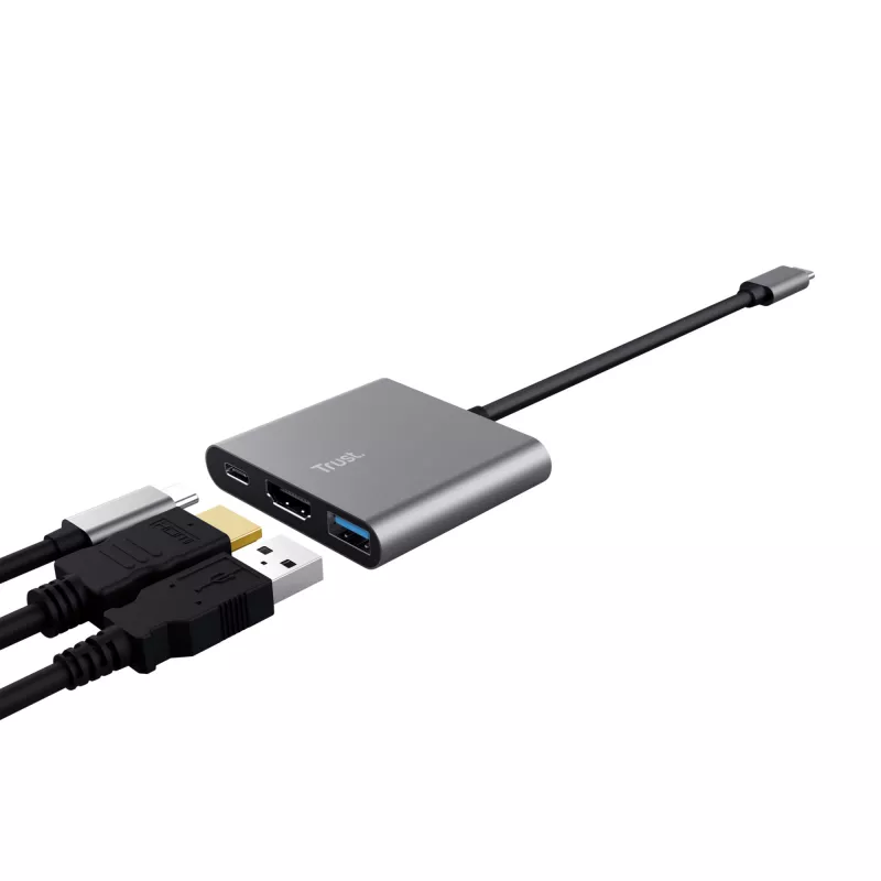 Trust Dalyx USB 3.2 Gen 1 (3.1 Gen 1) Type-C hliník, čierny