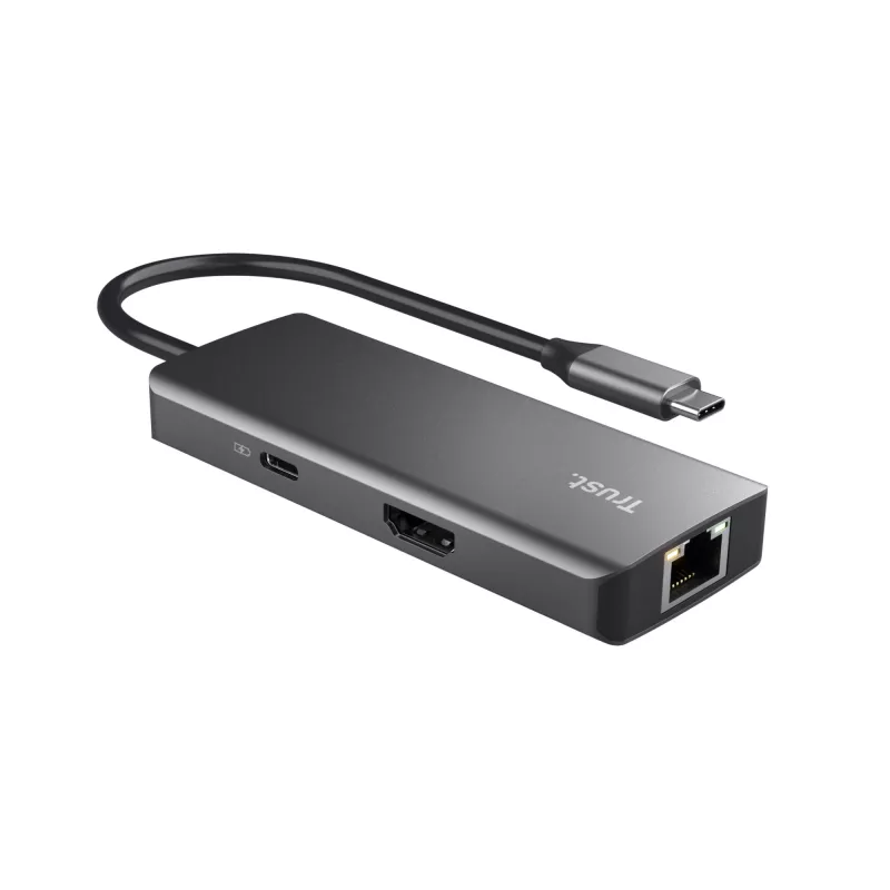 Trust Dalyx USB Type-C 1000 Mbit/s strieborný