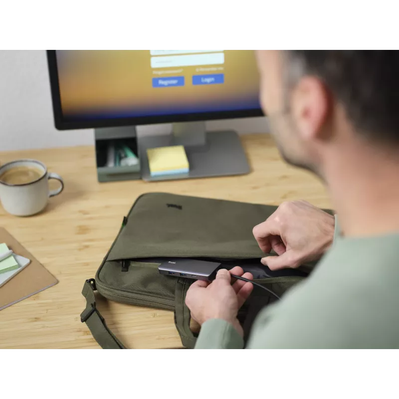 Trust Dalyx USB Type-C 1000 Mbit/s strieborný