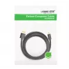 USB kábel UGREEN 10385 Mini-USB 480 Mbit/s 1,5 m čierny, rýchle nabíjanie