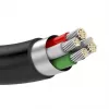 USB kábel UGREEN 10385 Mini-USB 480 Mbit/s 1,5 m čierny, rýchle nabíjanie