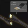 HDMI kábel Unitek C11063BK-2M 2 m, HDMI 2.0, 18 Gbit/s, 4K@60Hz, ARC, plochý čierny