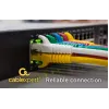 Sieťový kábel Gembird PP6A-LSZHCU-20M RJ-45 Cat6a 20m sivý