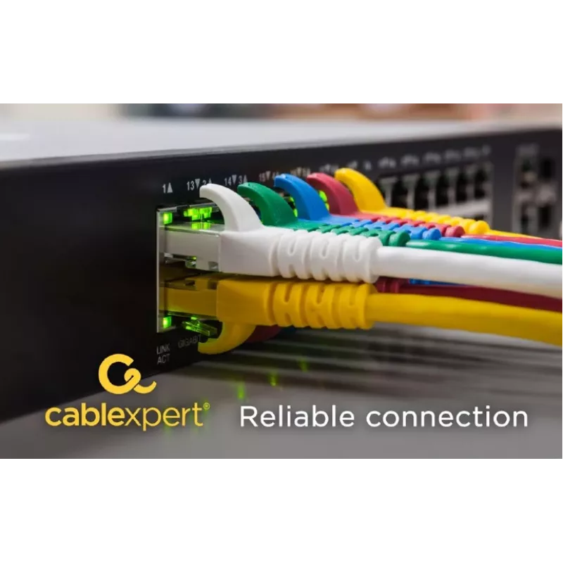 Sieťový kábel Gembird PP6A-LSZHCU-20M RJ-45 Cat6a 20m sivý