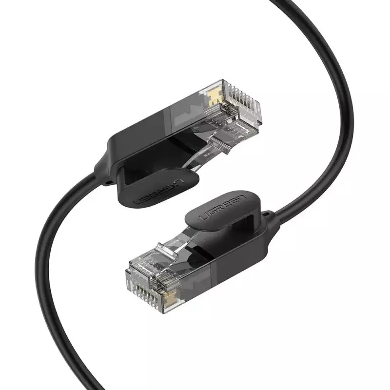 UGREEN NW122 prepojovací kábel Cat6A UTP, RJ45, 3 m, čierny, do 10 Gb/s